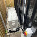 Customer photo: Installed air conditioning in music studio
