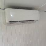 Customer photo: Installed an aircon unit in our garden room