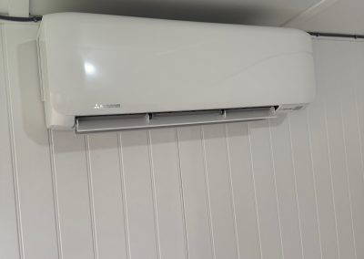Customer photo: Installed an aircon unit in our garden room