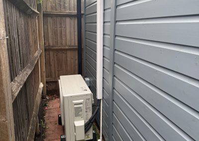 Customer photo: Installed an aircon unit in our garden room