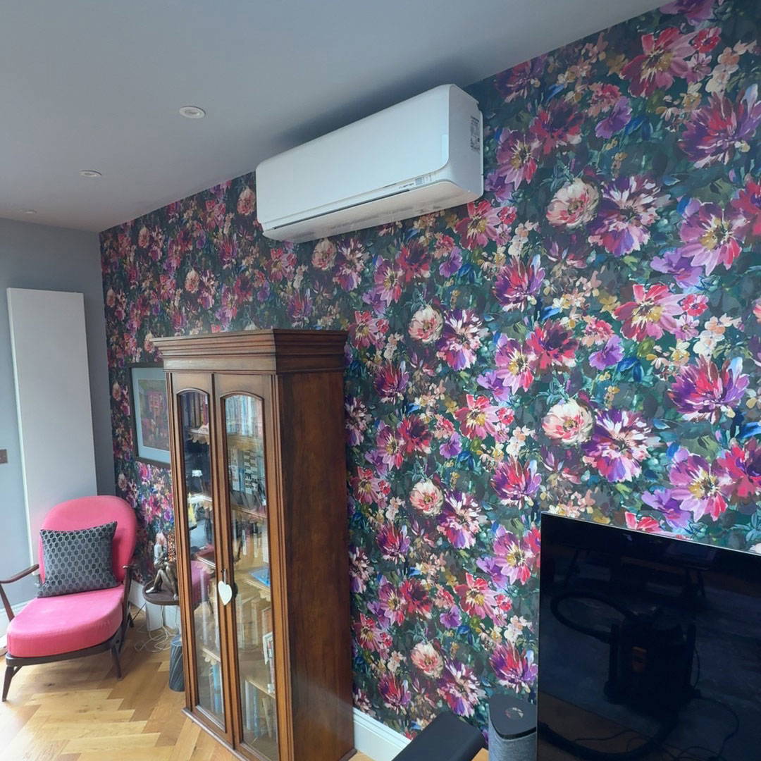 Aircon-Unit-over-Wallpaper